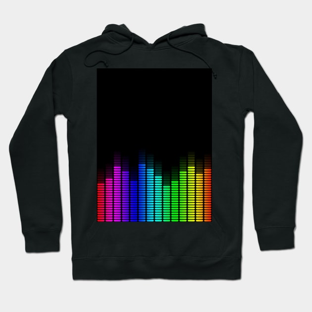 rainbow equalizer Hoodie by poupoune